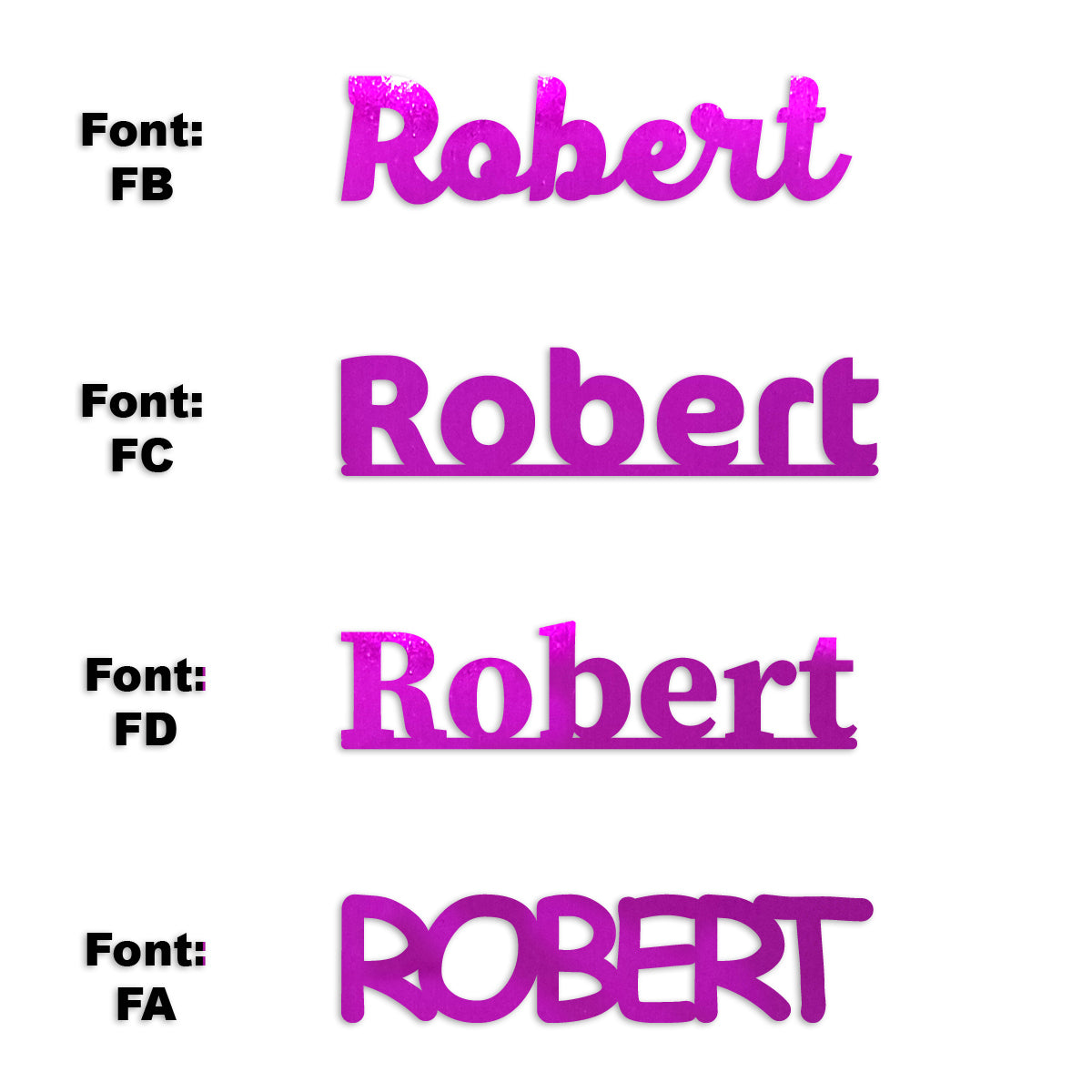 Custom-Fetti Boy - ROBERT Fuchsia