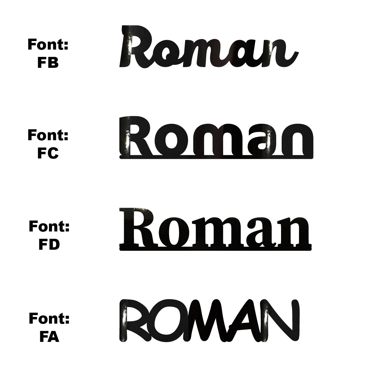 Custom-Fetti Boy - ROMAN Black