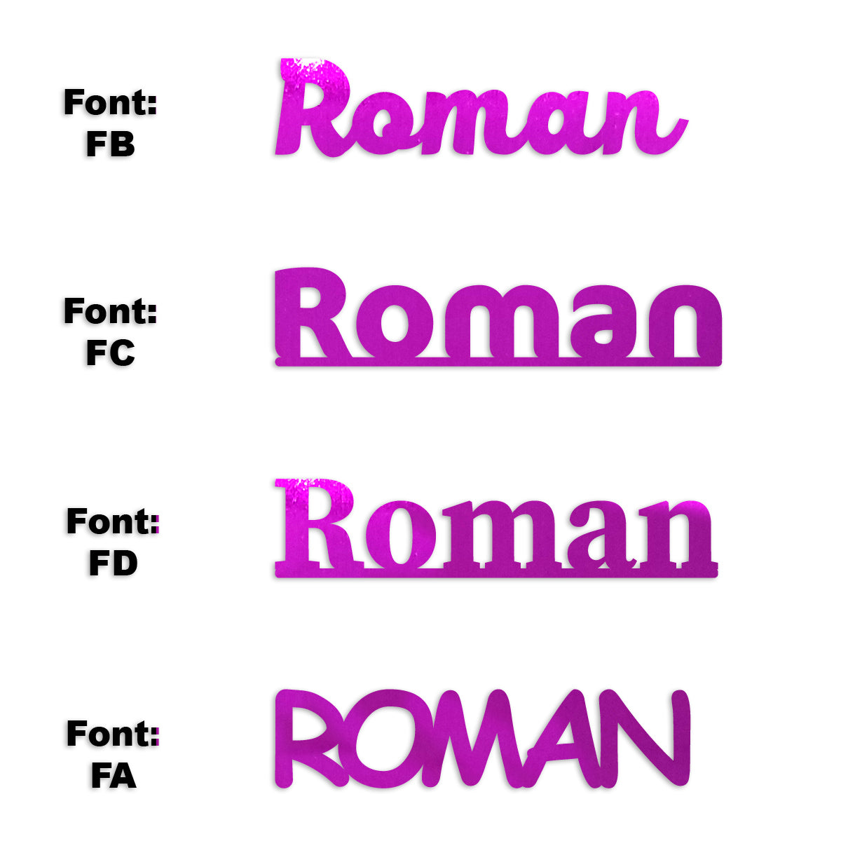 Custom-Fetti Boy - ROMAN Fuchsia