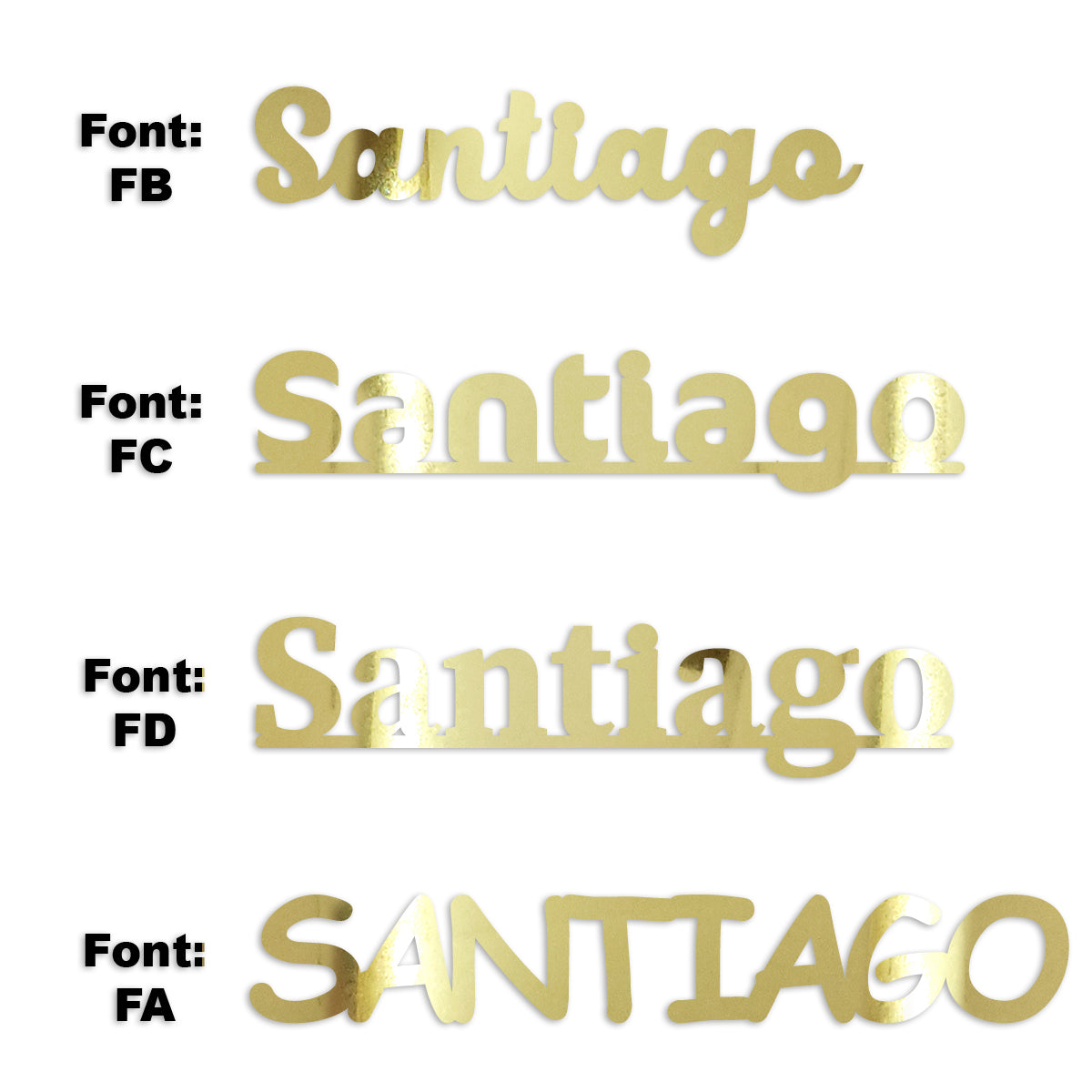 Custom-Fetti Boy - SANTIAGO Gold