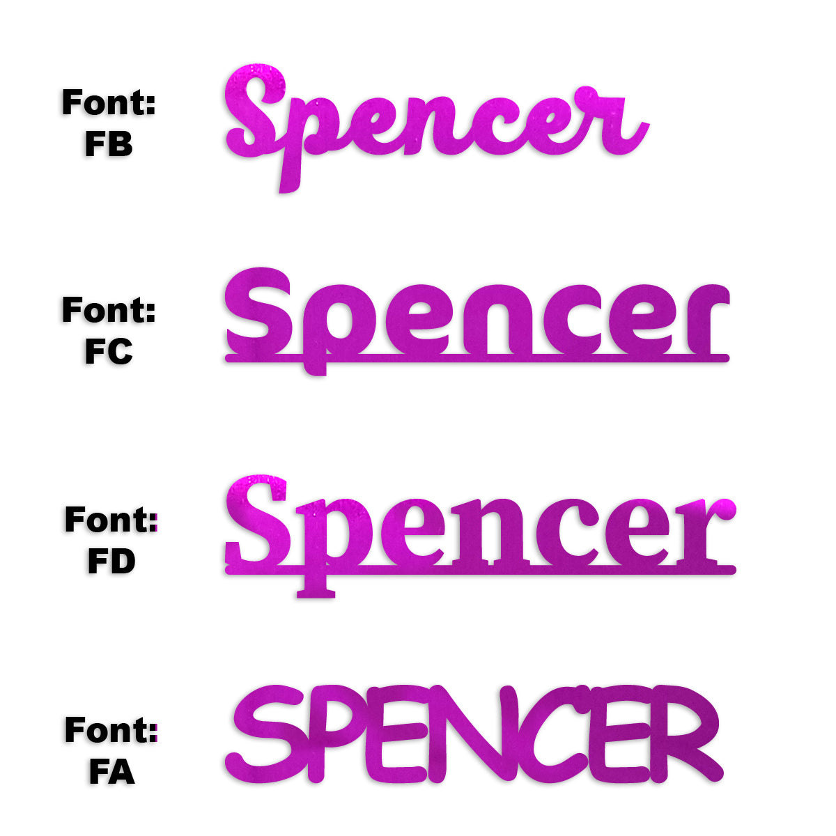 Custom-Fetti Boy - SPENCER Fuchsia