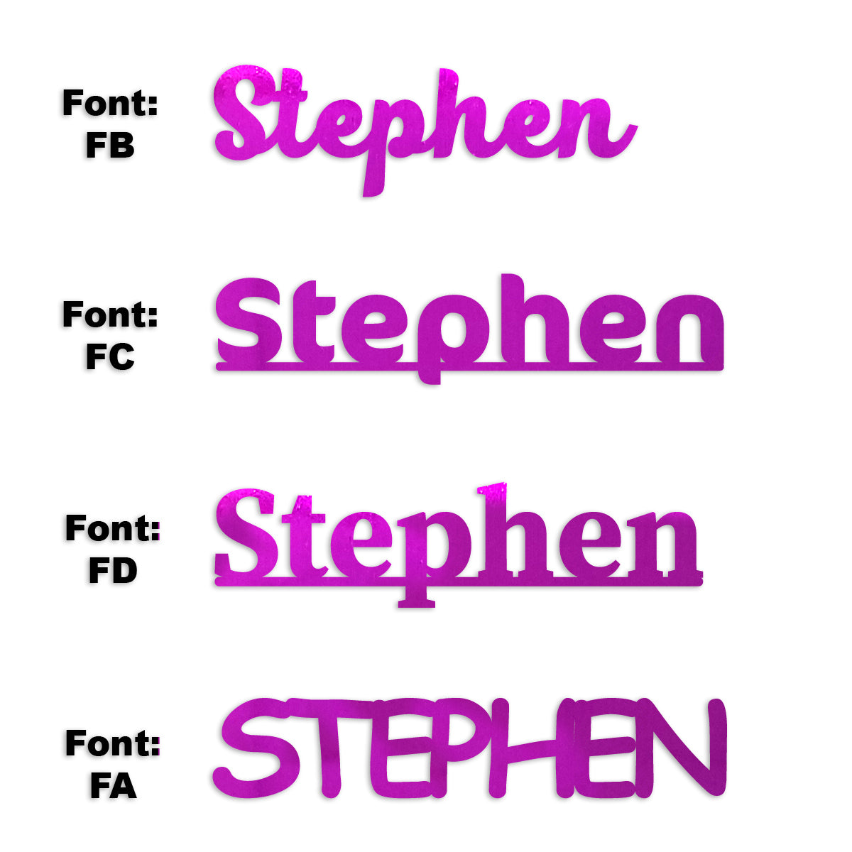 Custom-Fetti Boy - STEPHEN Fuchsia