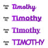 Custom-Fetti Boy - TIMOTHY Purple