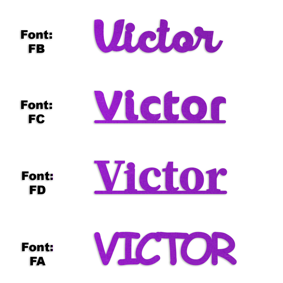 Custom-Fetti Boy - VICTOR Purple