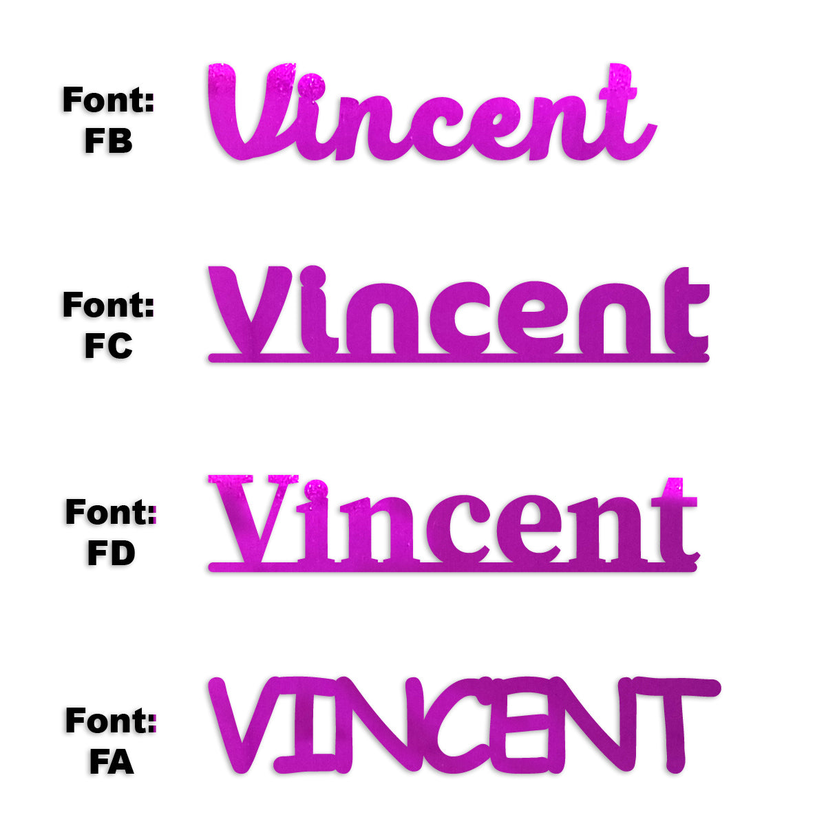 Custom-Fetti Boy - VINCENT Fuchsia