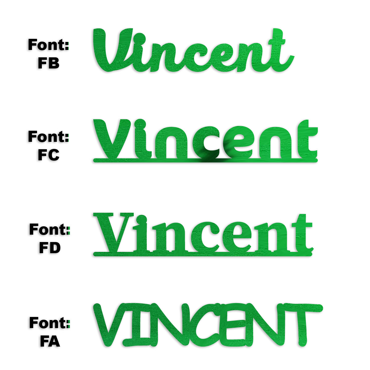 Custom-Fetti Boy - VINCENT Green