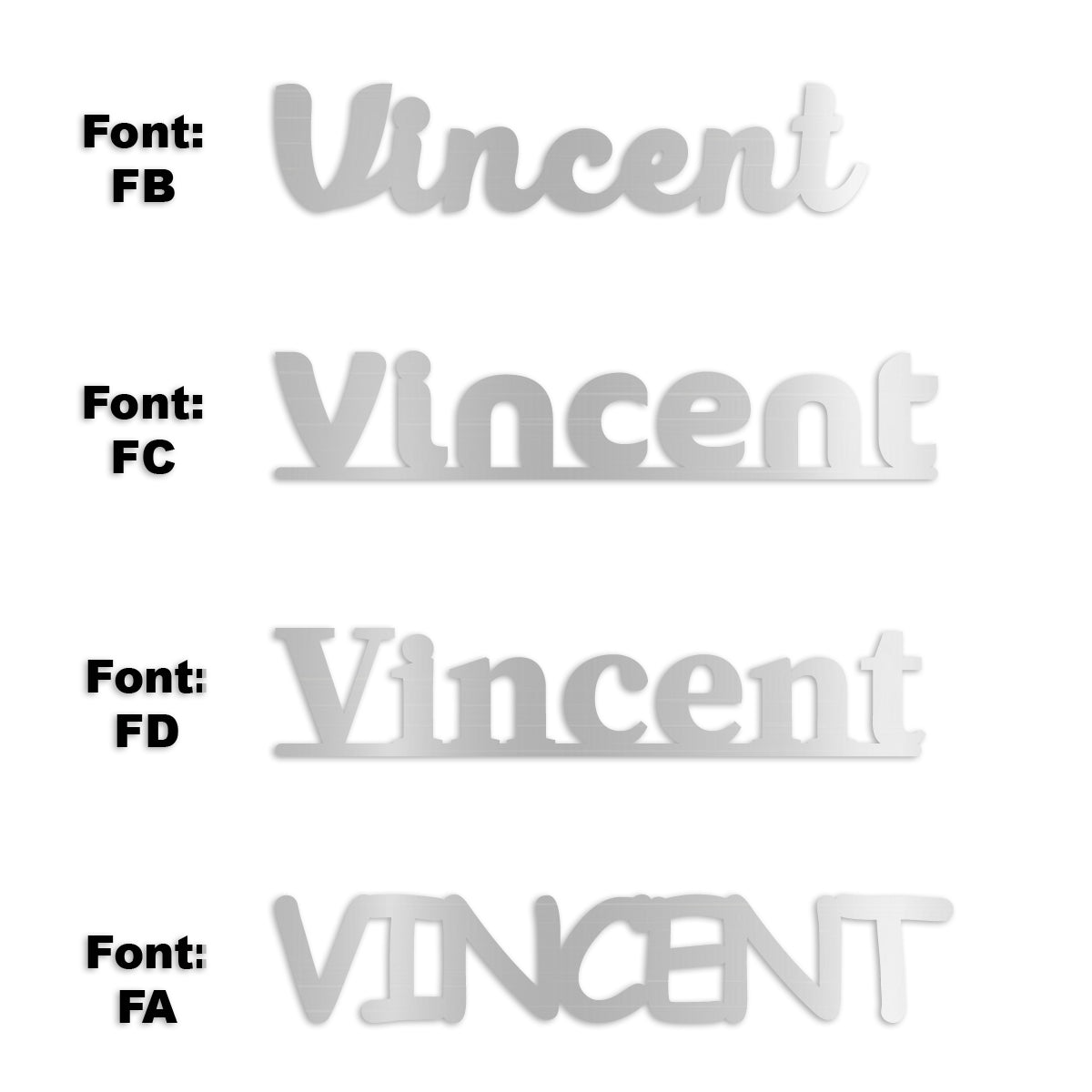 Custom-Fetti Boy - VINCENT Silver