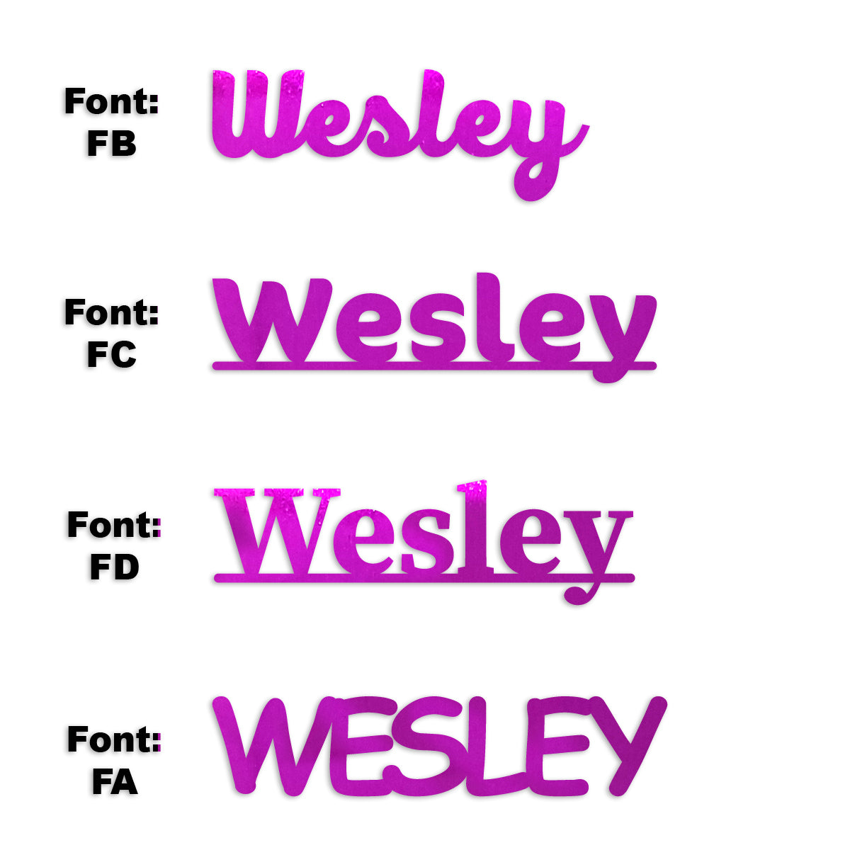 Custom-Fetti Boy - WESLEY Fuchsia