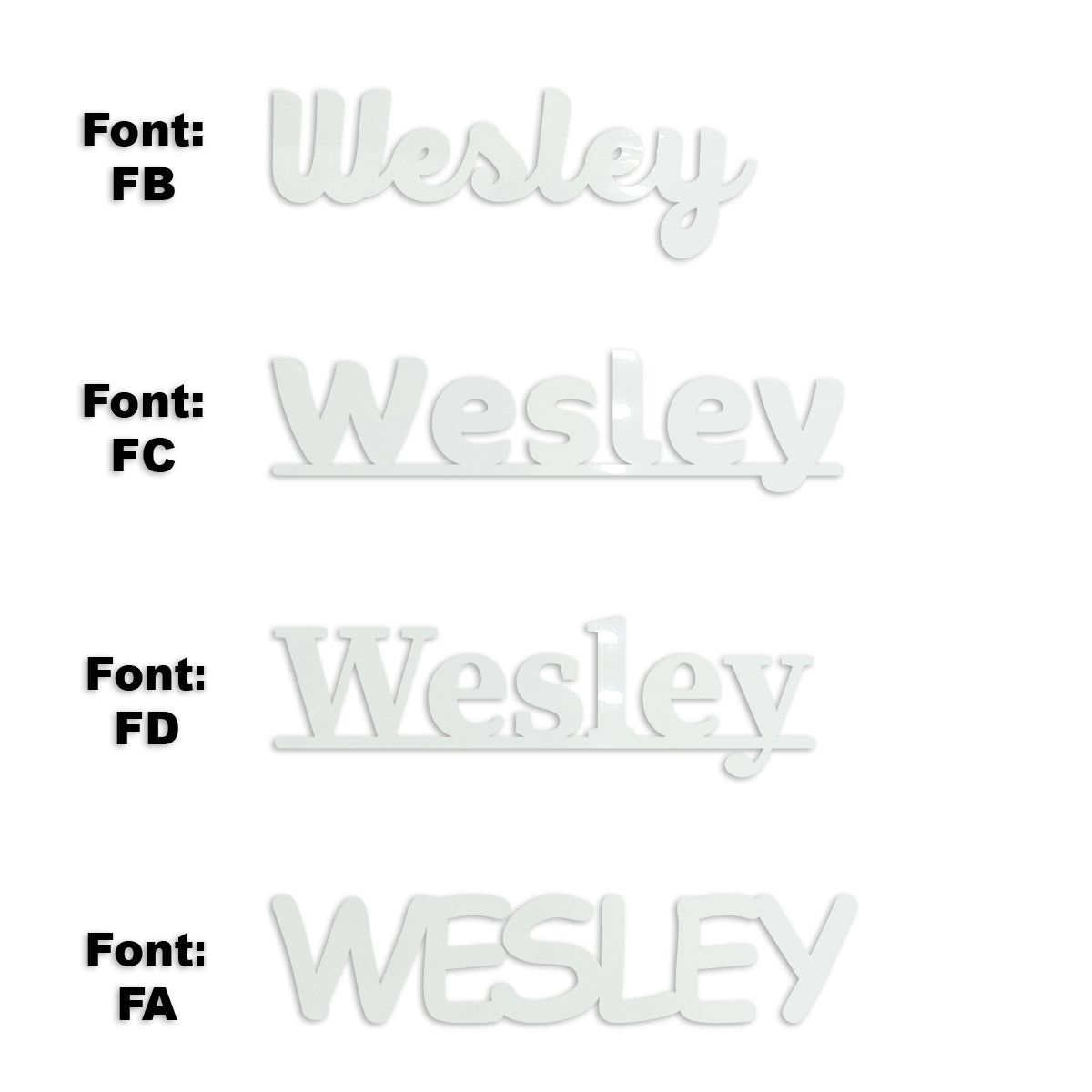 Custom-Fetti Boy - WESLEY White