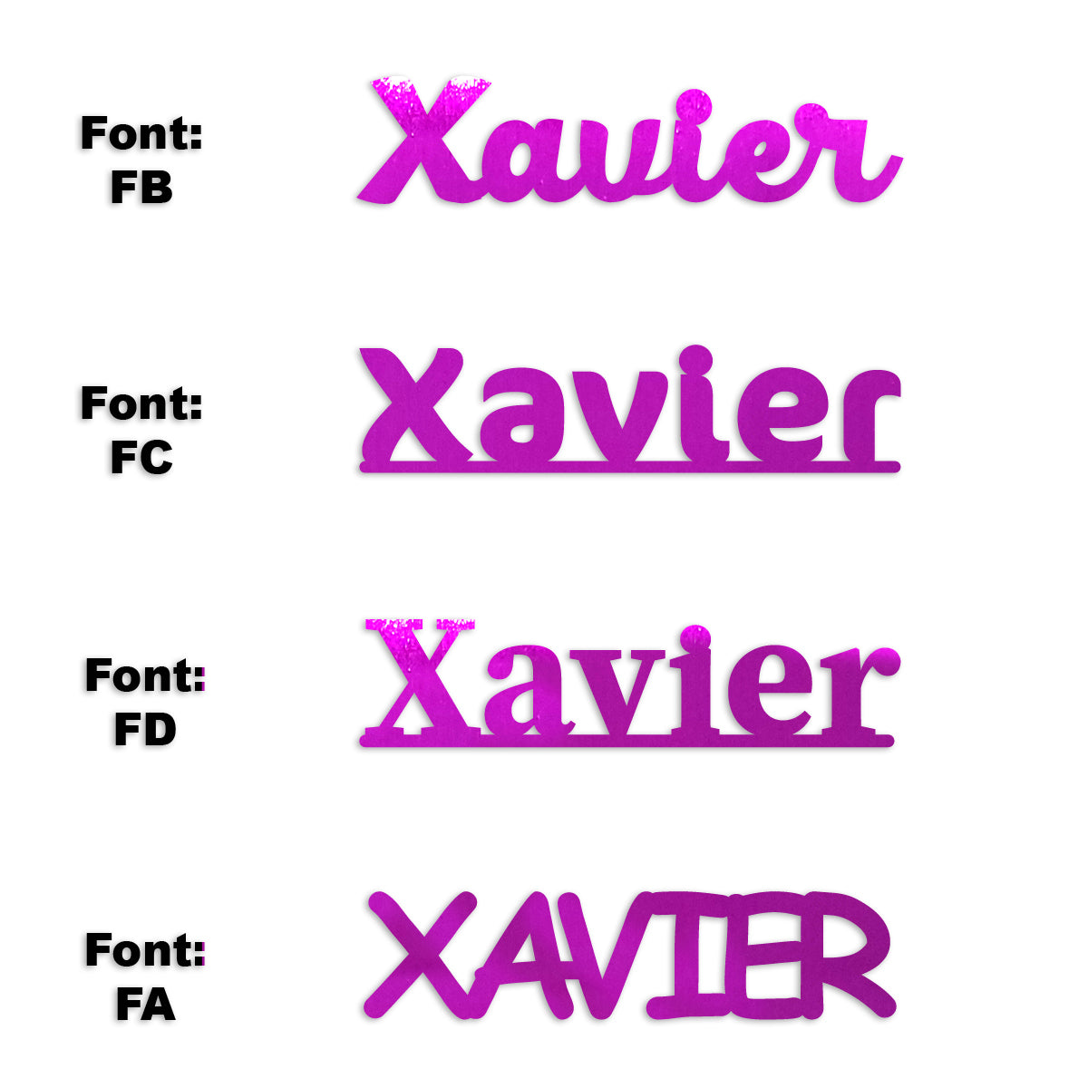 Custom-Fetti Boy - XAVIER Fuchsia