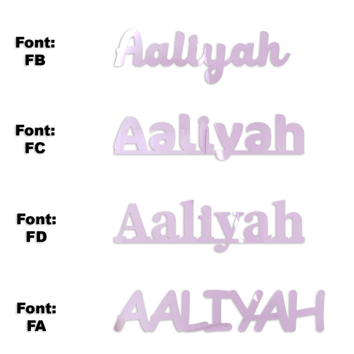 Custom-Fetti Girl - AALIYAH Pink