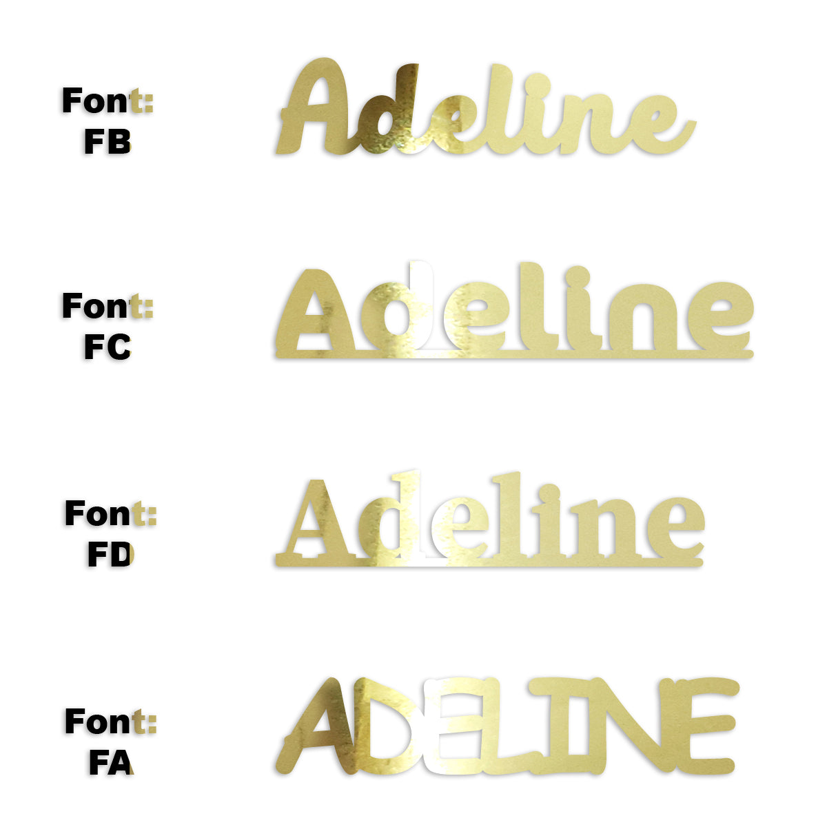 Custom-Fetti Girl - ADELINE Gold