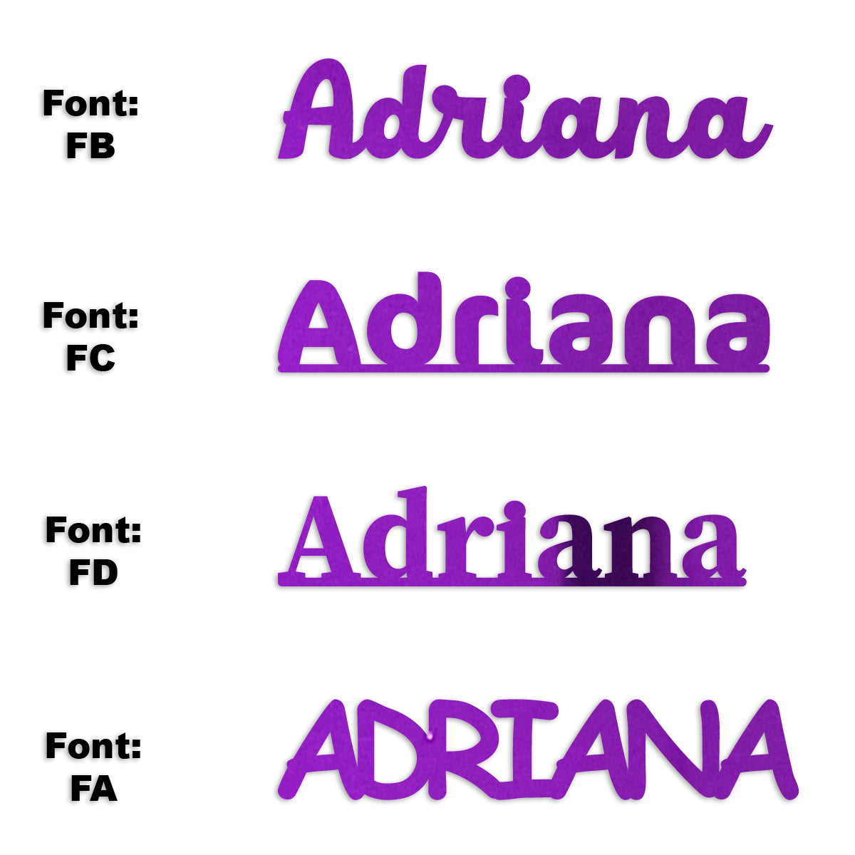 Custom-Fetti Girl - ADRIANA Purple