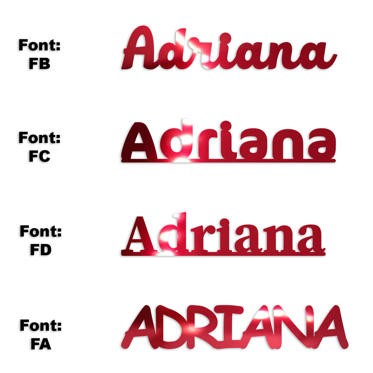 Custom-Fetti Girl - ADRIANA Red