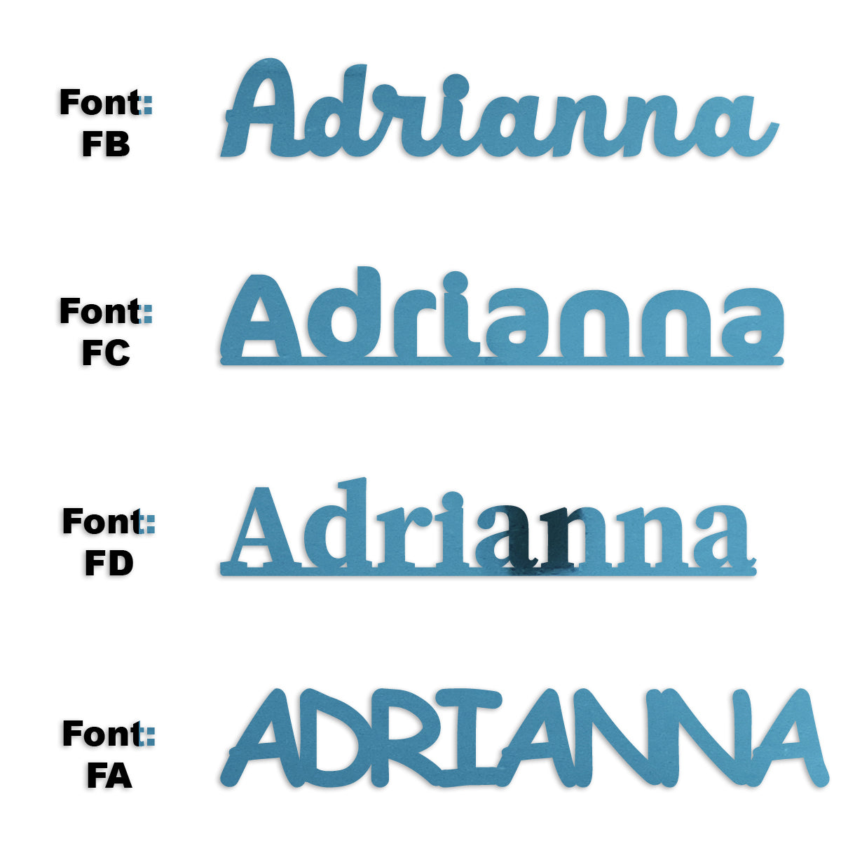 Custom-Fetti Girl - ADRIANNA Blue Sky