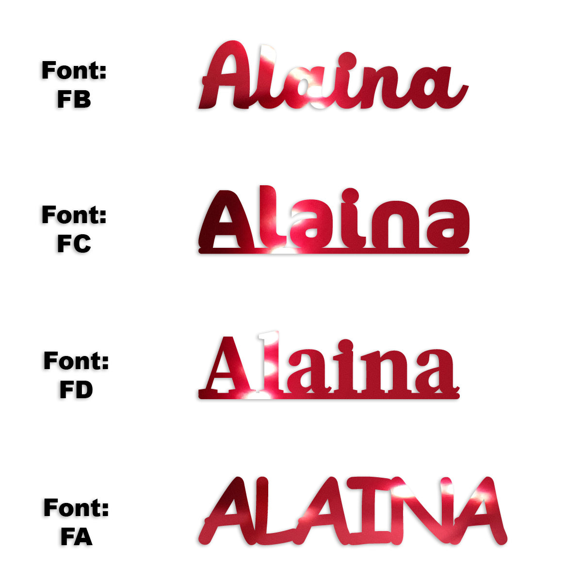 Custom-Fetti Girl - ALAINA Red