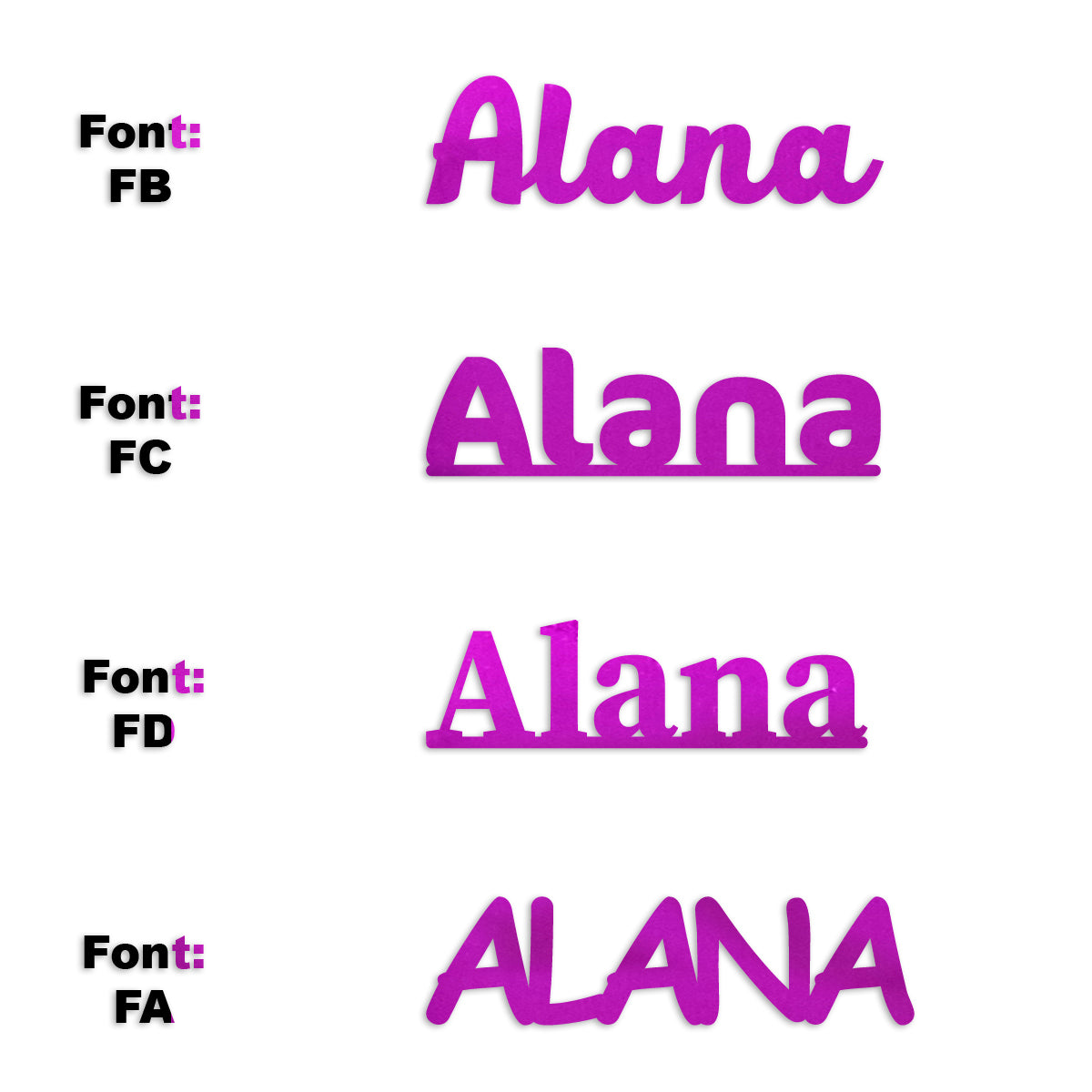 Custom-Fetti Girl - ALANA Fuchsia