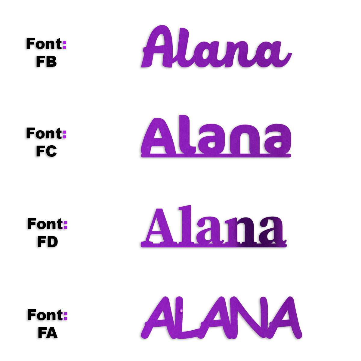 Custom-Fetti Girl - ALANA Purple