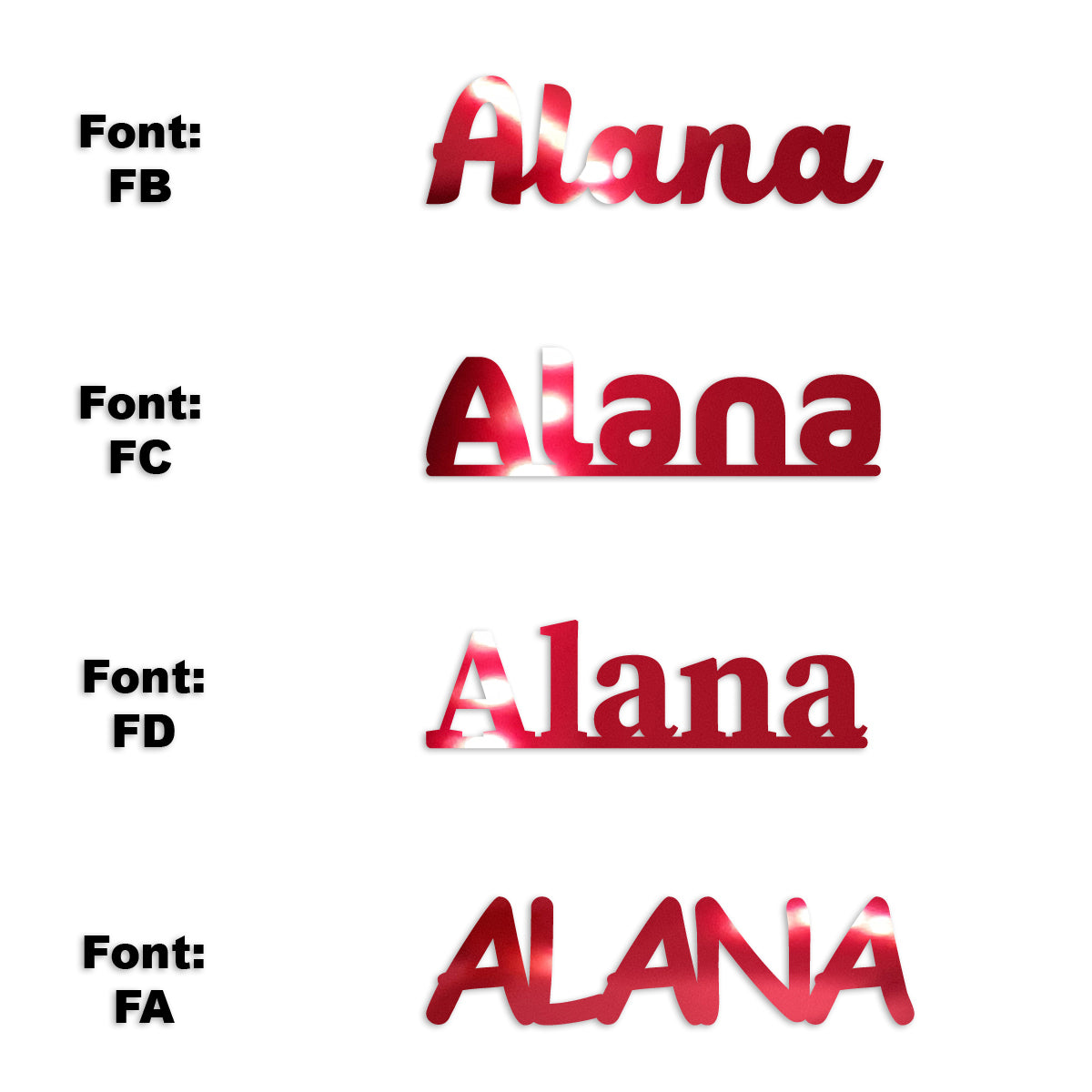 Custom-Fetti Girl - ALANA Red