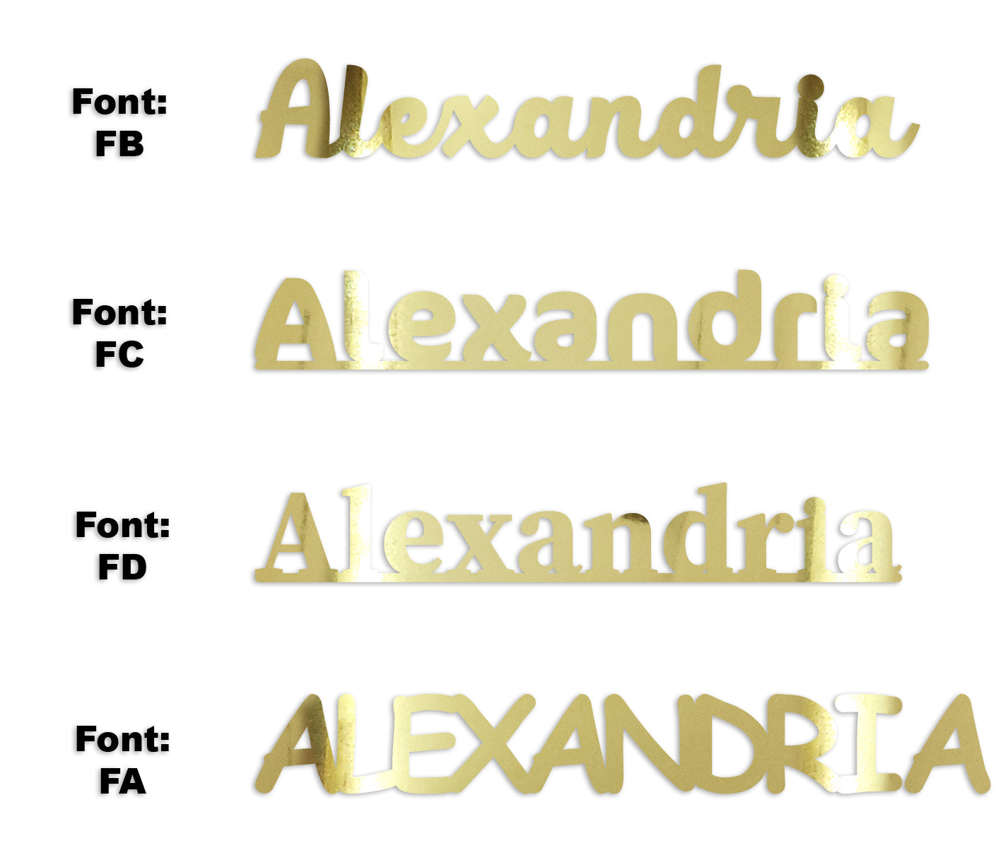 Custom-Fetti Girl - ALEXANDRIA Gold