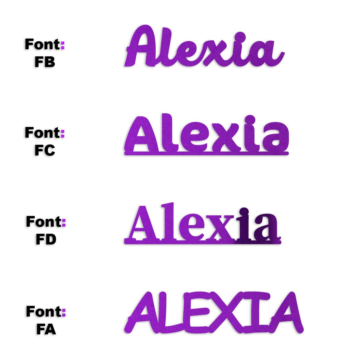 Custom-Fetti Girl - ALEXIA Purple