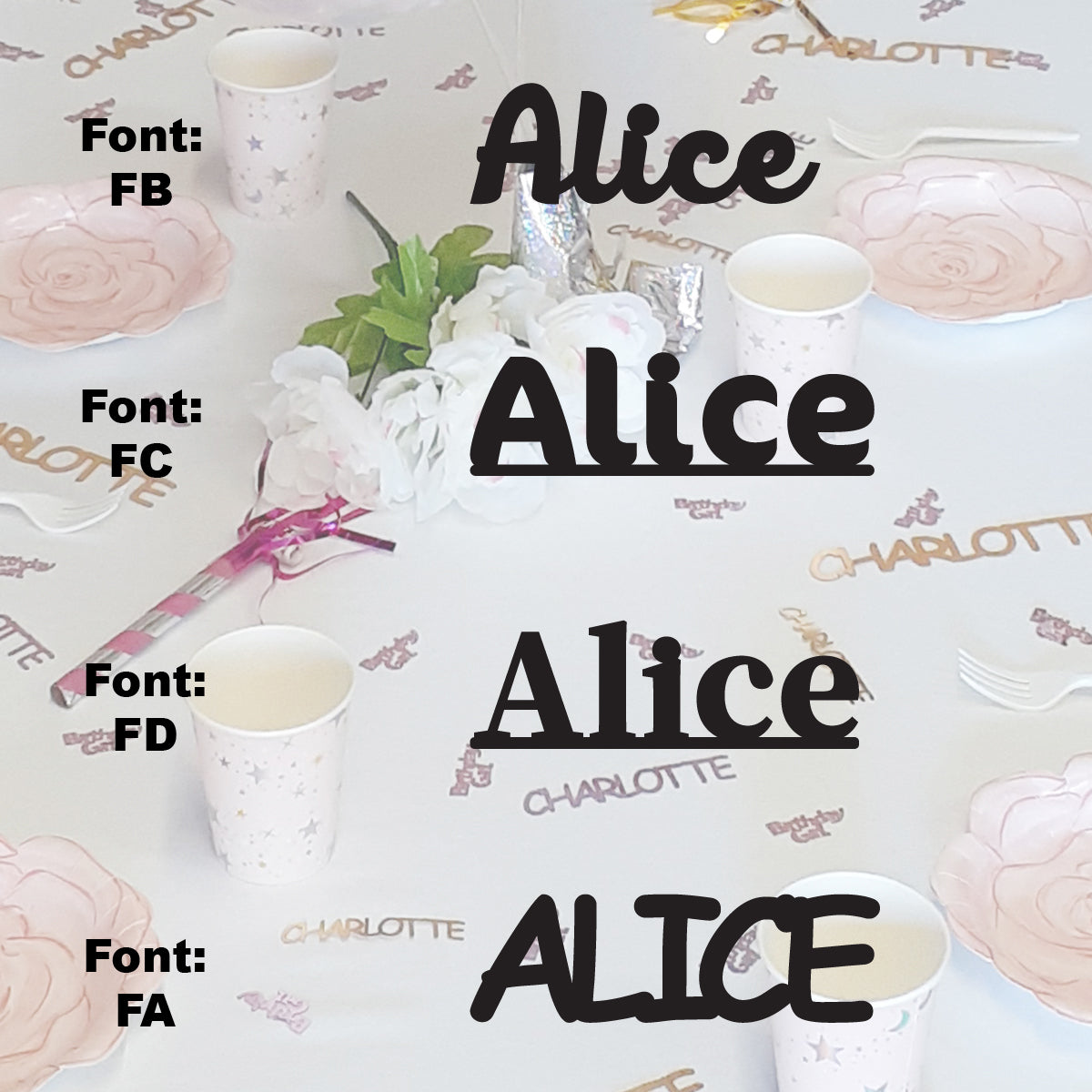 Custom-Fetti Girl - ALICE Black