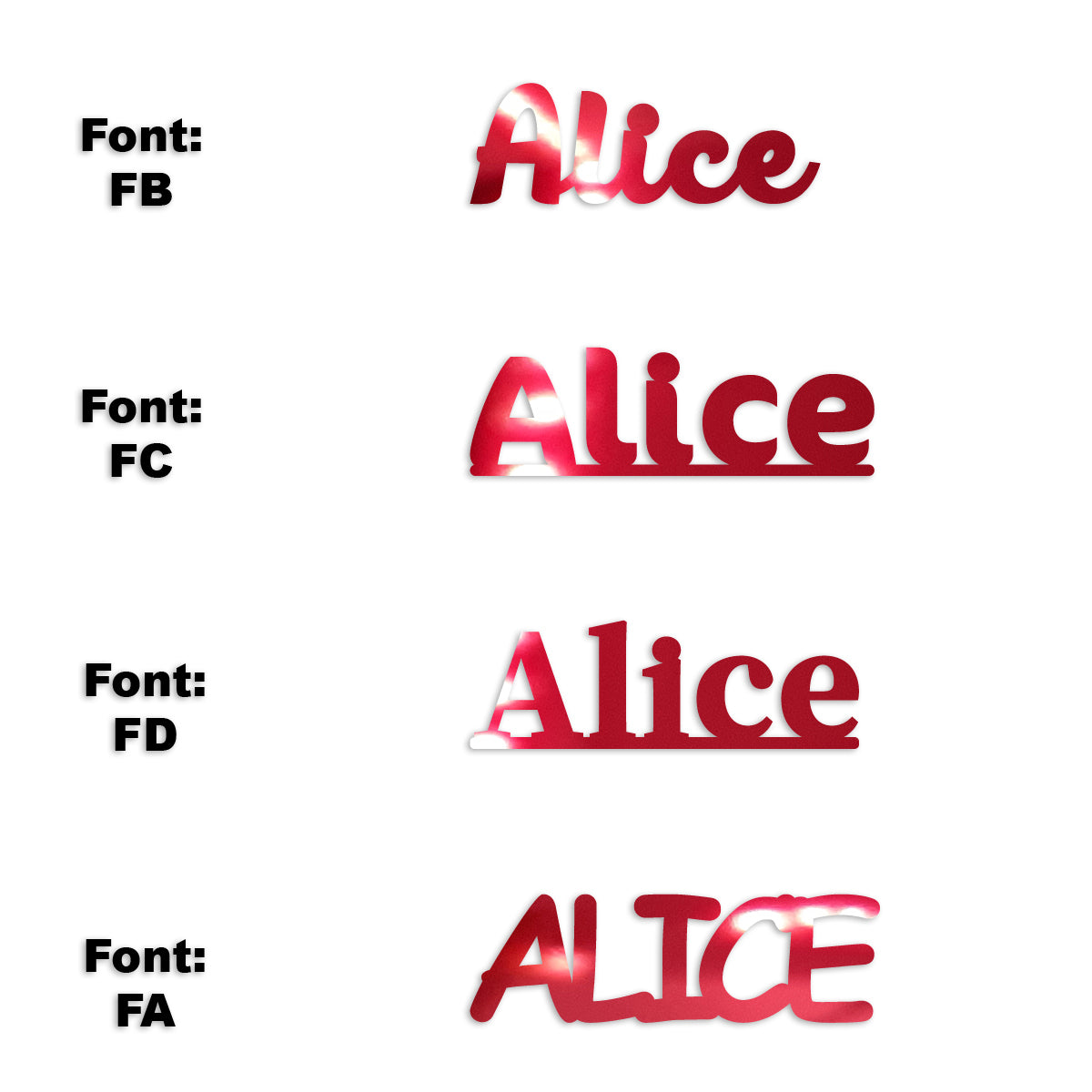 Custom-Fetti Girl - ALICE Red