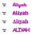 Custom-Fetti Girl - ALIYAH Fuchsia