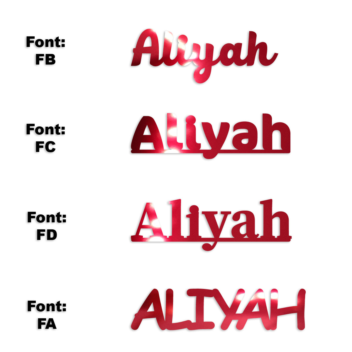 Custom-Fetti Girl - ALIYAH Red