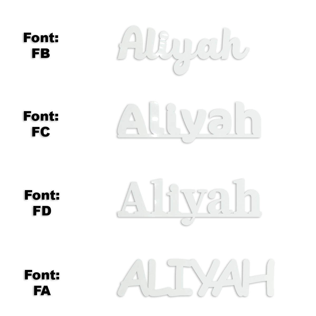 Custom-Fetti Girl - ALIYAH White