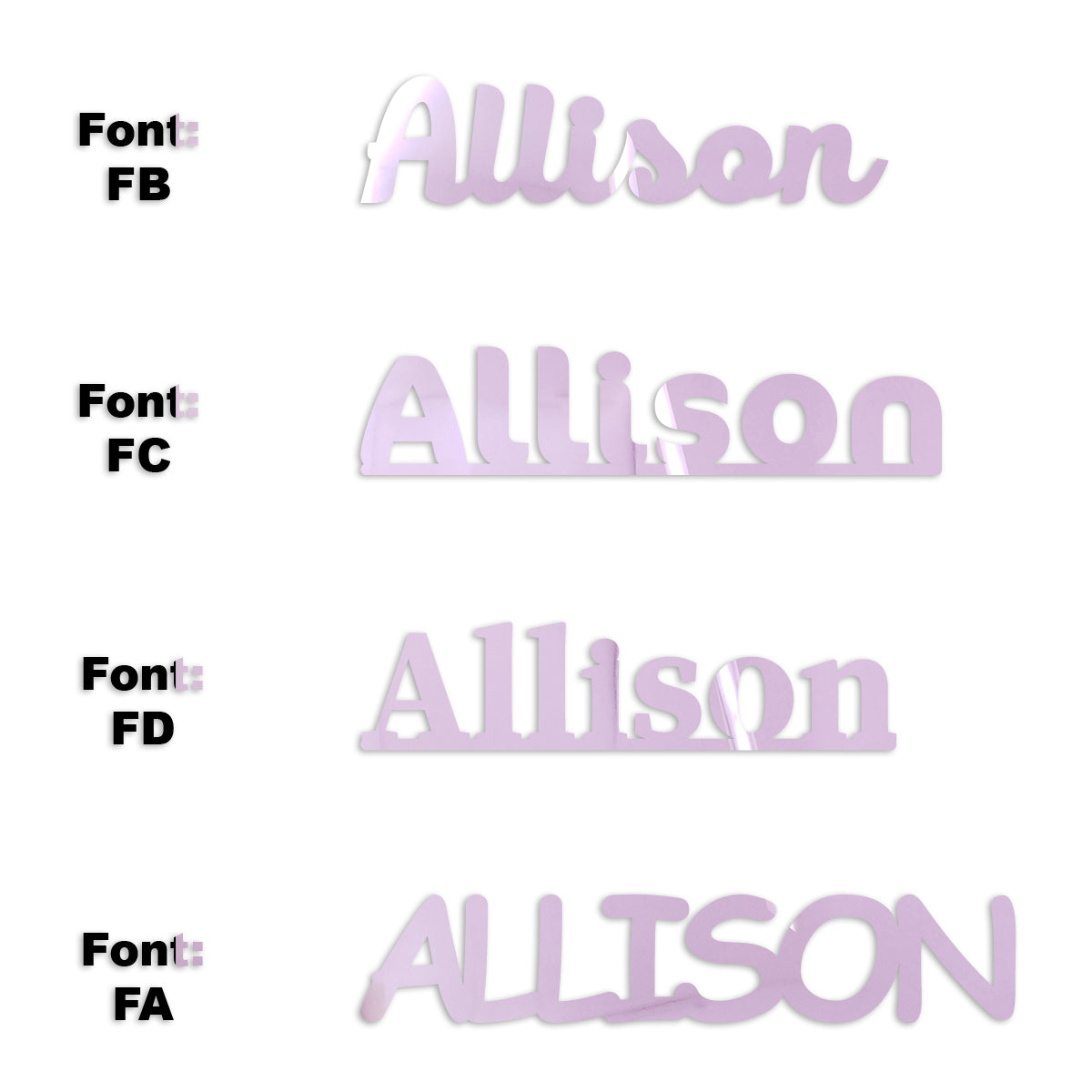 Custom-Fetti Girl - ALLISON Pink