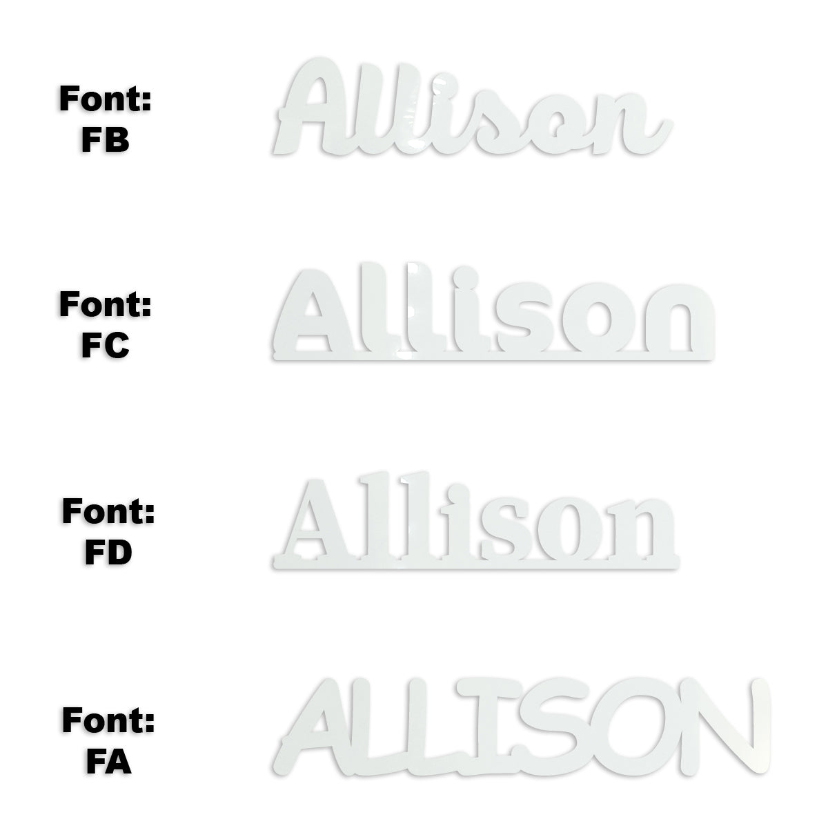 Custom-Fetti Girl - ALLISON White