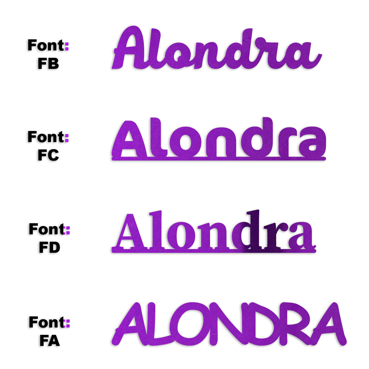 Custom-Fetti Girl - ALONDRA Purple