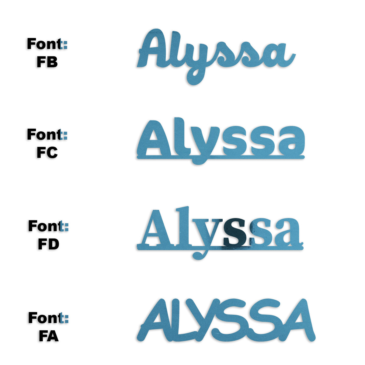 Custom-Fetti Girl - ALYSSA Blue Sky