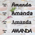 Custom-Fetti Girl - AMANDA Black