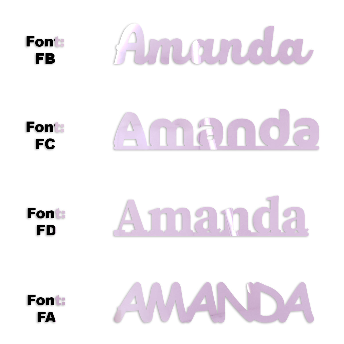 Custom-Fetti Girl - AMANDA Pink