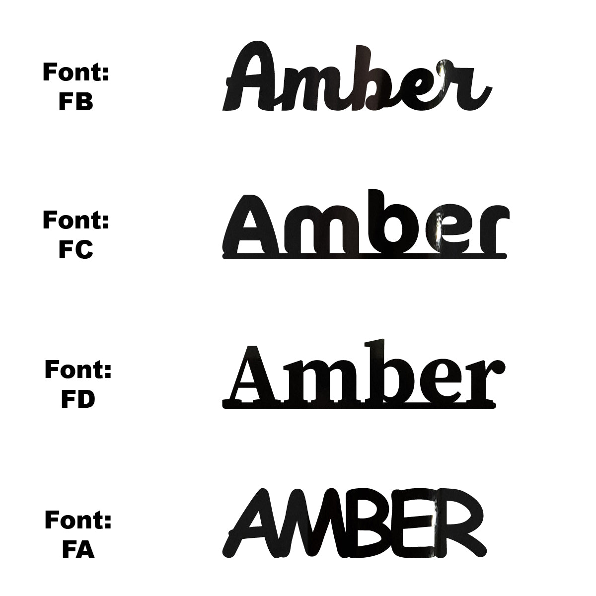 Custom-Fetti Girl - AMBER Black