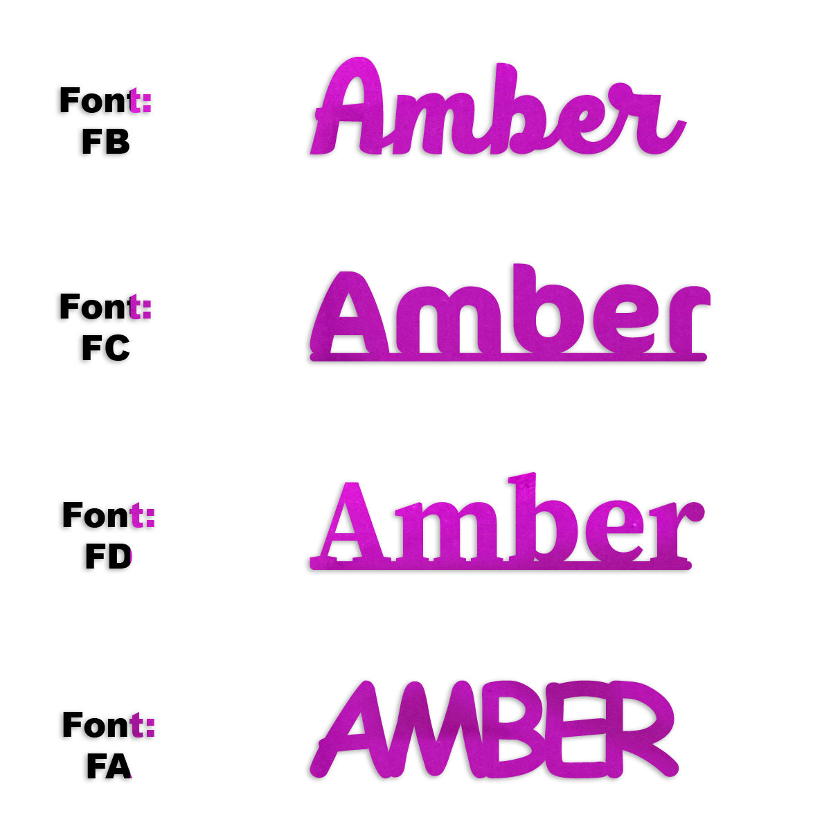 Custom-Fetti Girl - AMBER Fuchsia