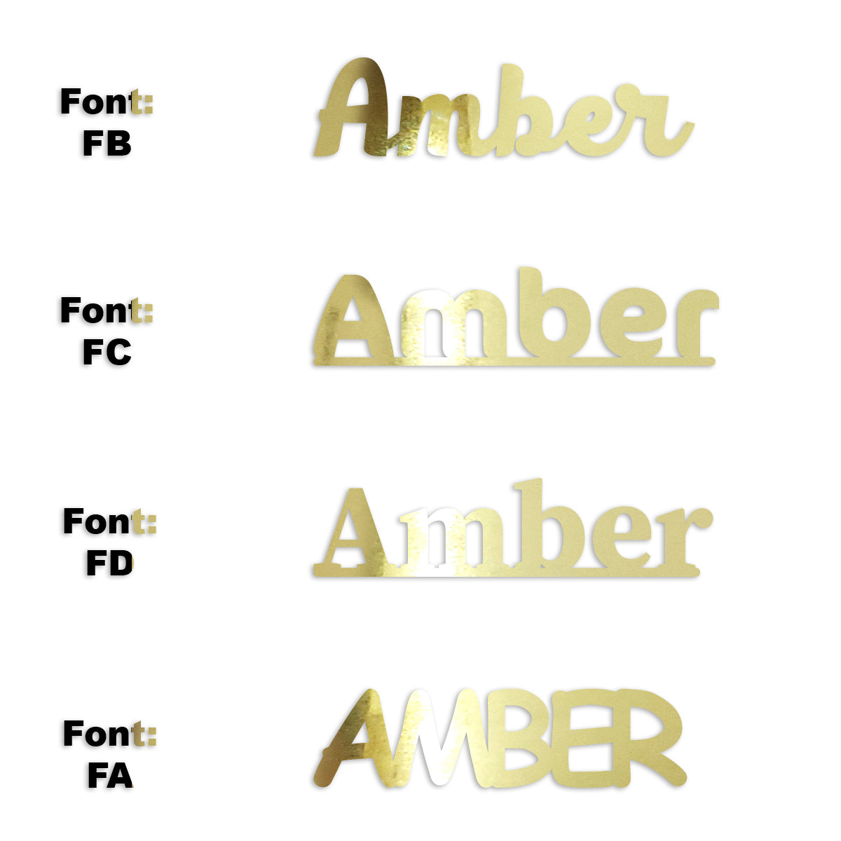 Custom-Fetti Girl - AMBER Gold