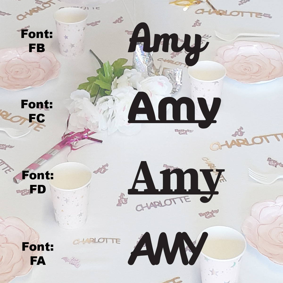 Custom-Fetti Girl - AMY Black