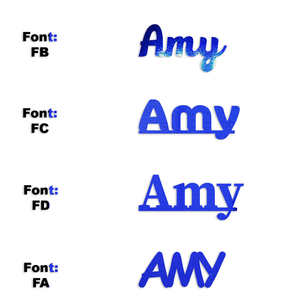 Custom-Fetti Girl - AMY Blue Royal