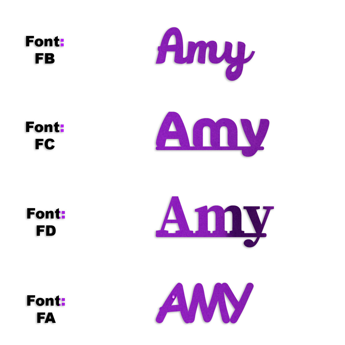 Custom-Fetti Girl - AMY Purple