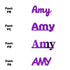 Custom-Fetti Girl - AMY Purple