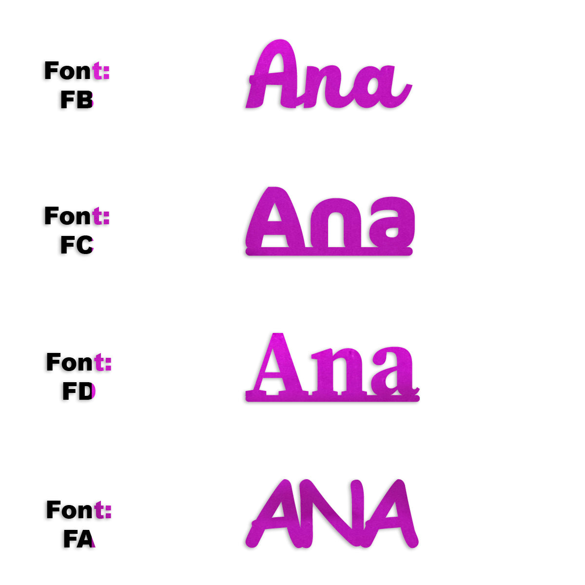 Custom-Fetti Girl - ANA Fuchsia