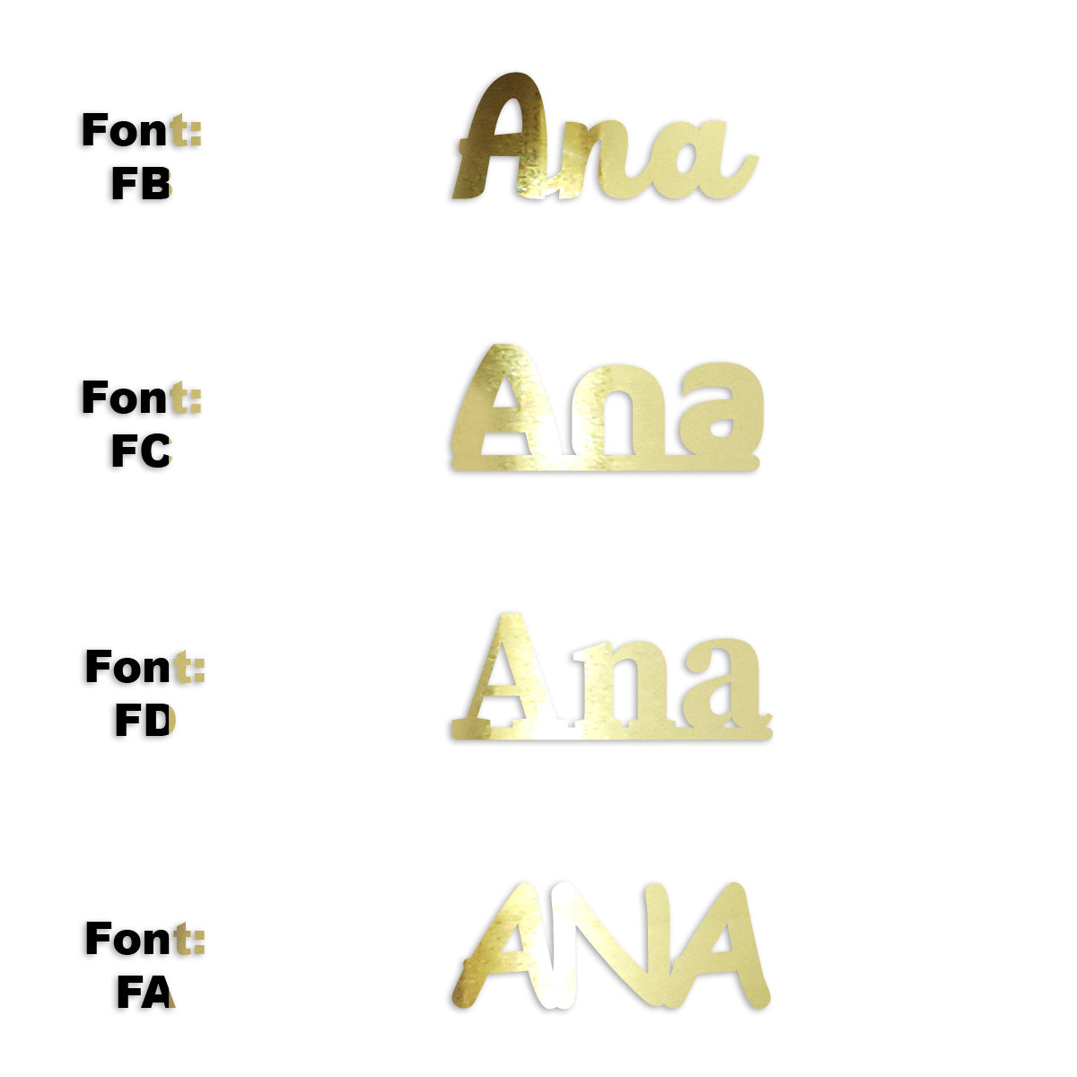 Custom-Fetti Girl - ANA Gold