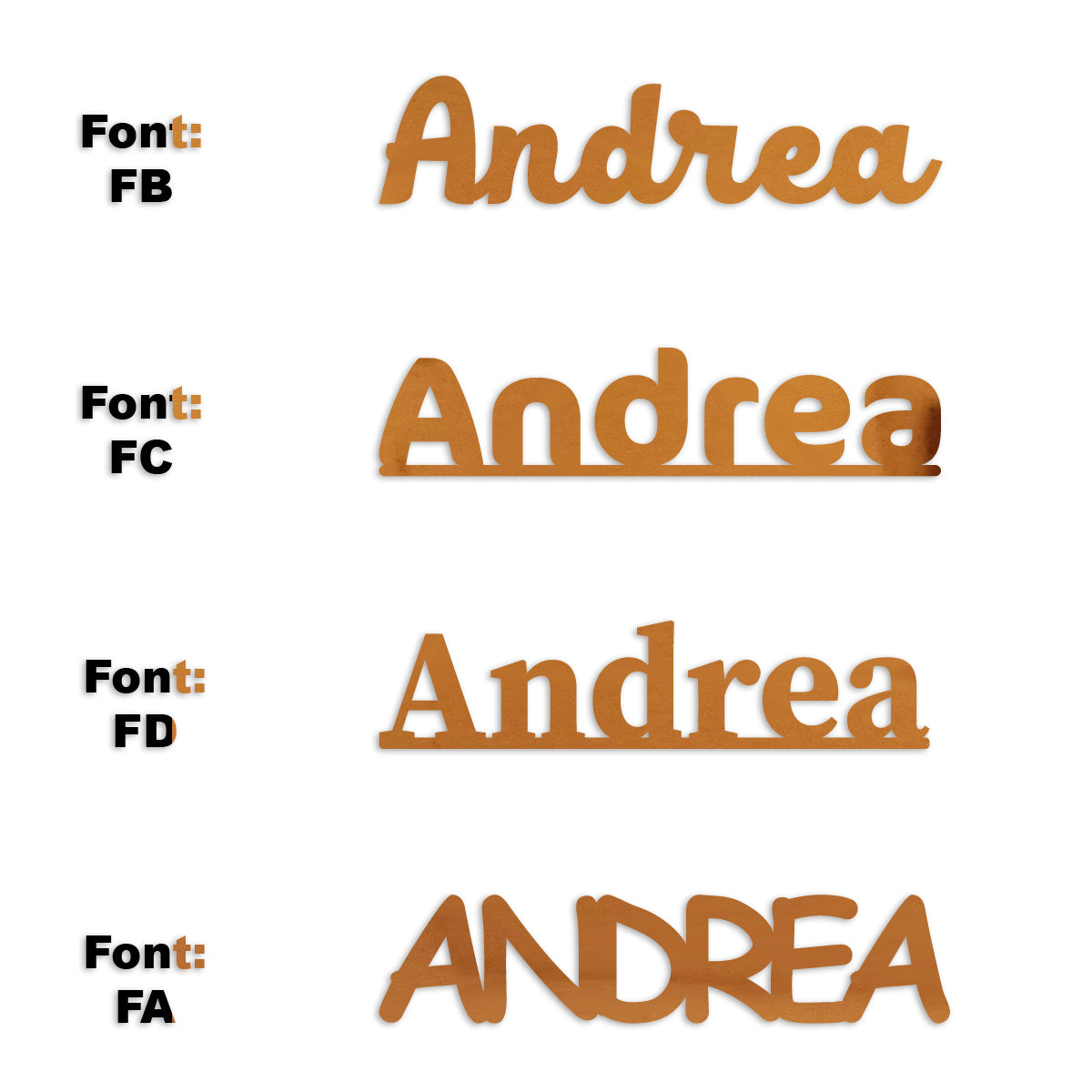 Custom-Fetti Girl - ANDREA Orange