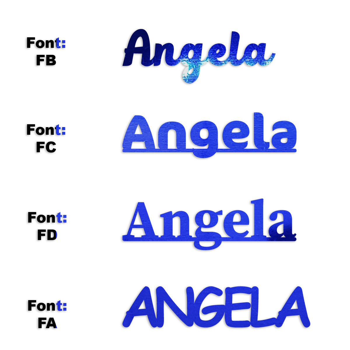 Custom-Fetti Girl - ANGELA Blue Royal