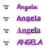 Custom-Fetti Girl - ANGELA Purple