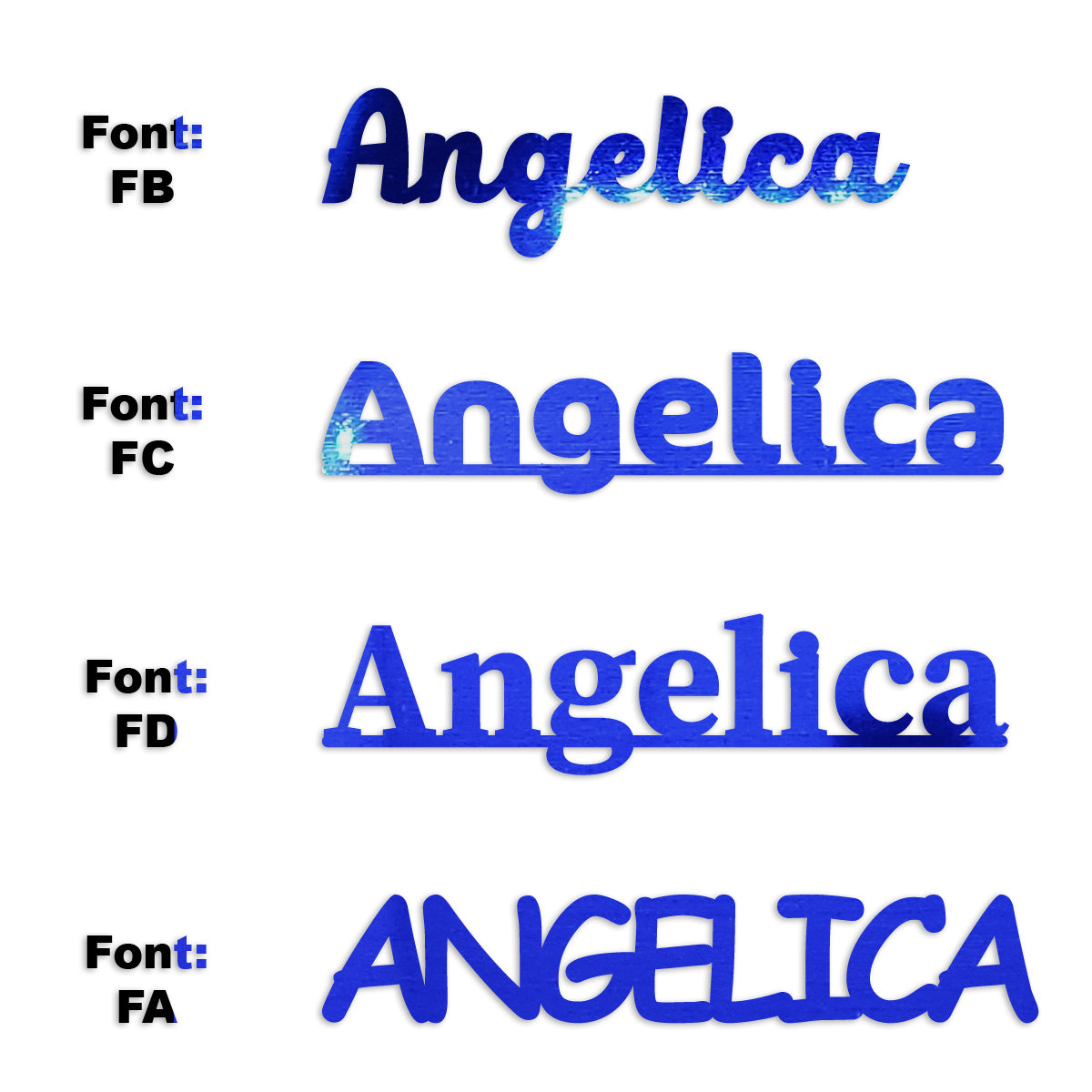 Custom-Fetti Girl - ANGELICA Blue Royal