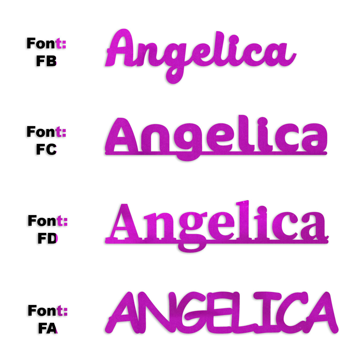 Custom-Fetti Girl - ANGELICA Fuchsia